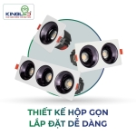 Đèn LED Âm Trần Rọi Turquoise 12W DA-GL-1*12SS-V88-V/TT/T